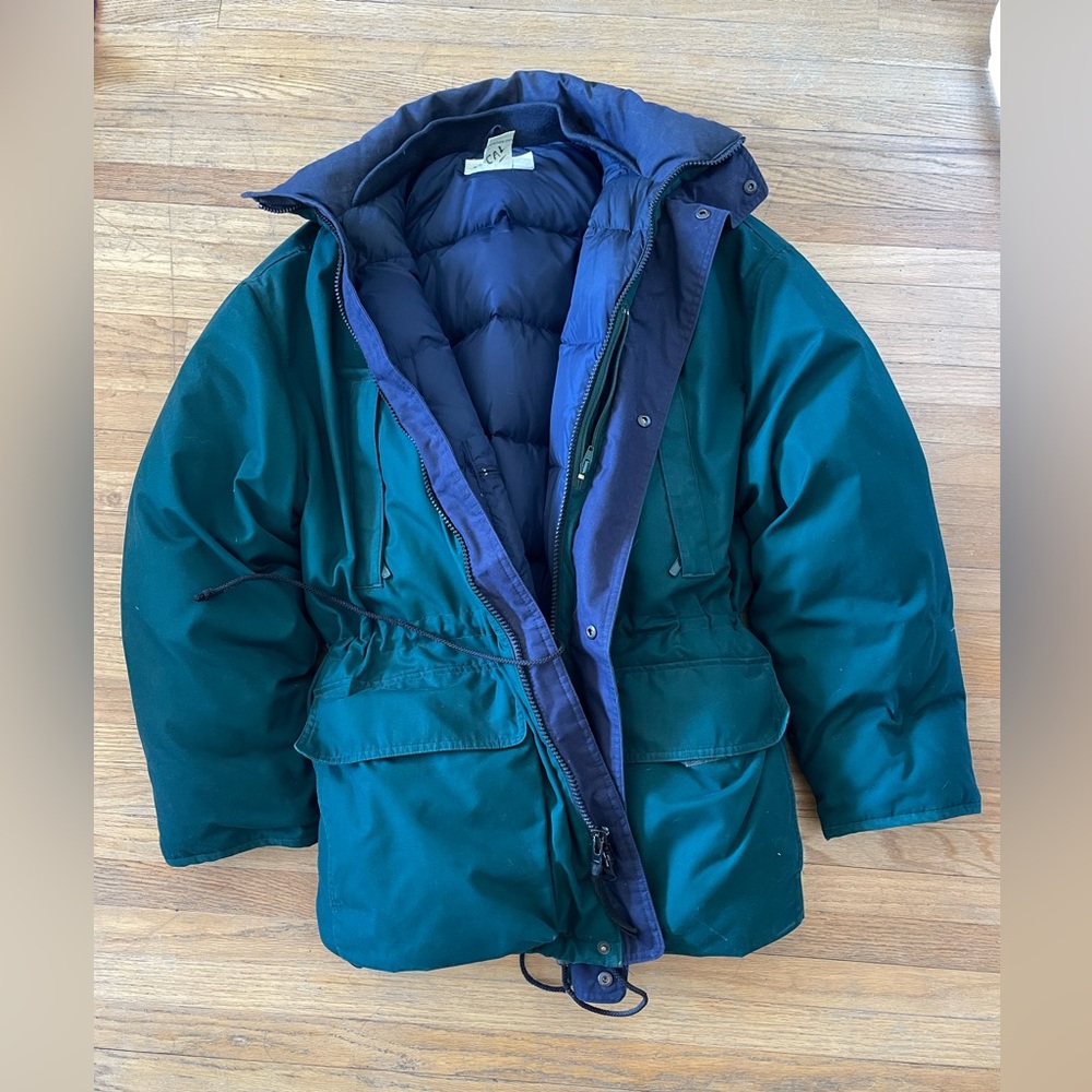 Eddie Bauer goose down puffer winter jacket